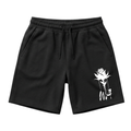 Men's Cotton Sweat Shorts Classic Thorned Rose Logo