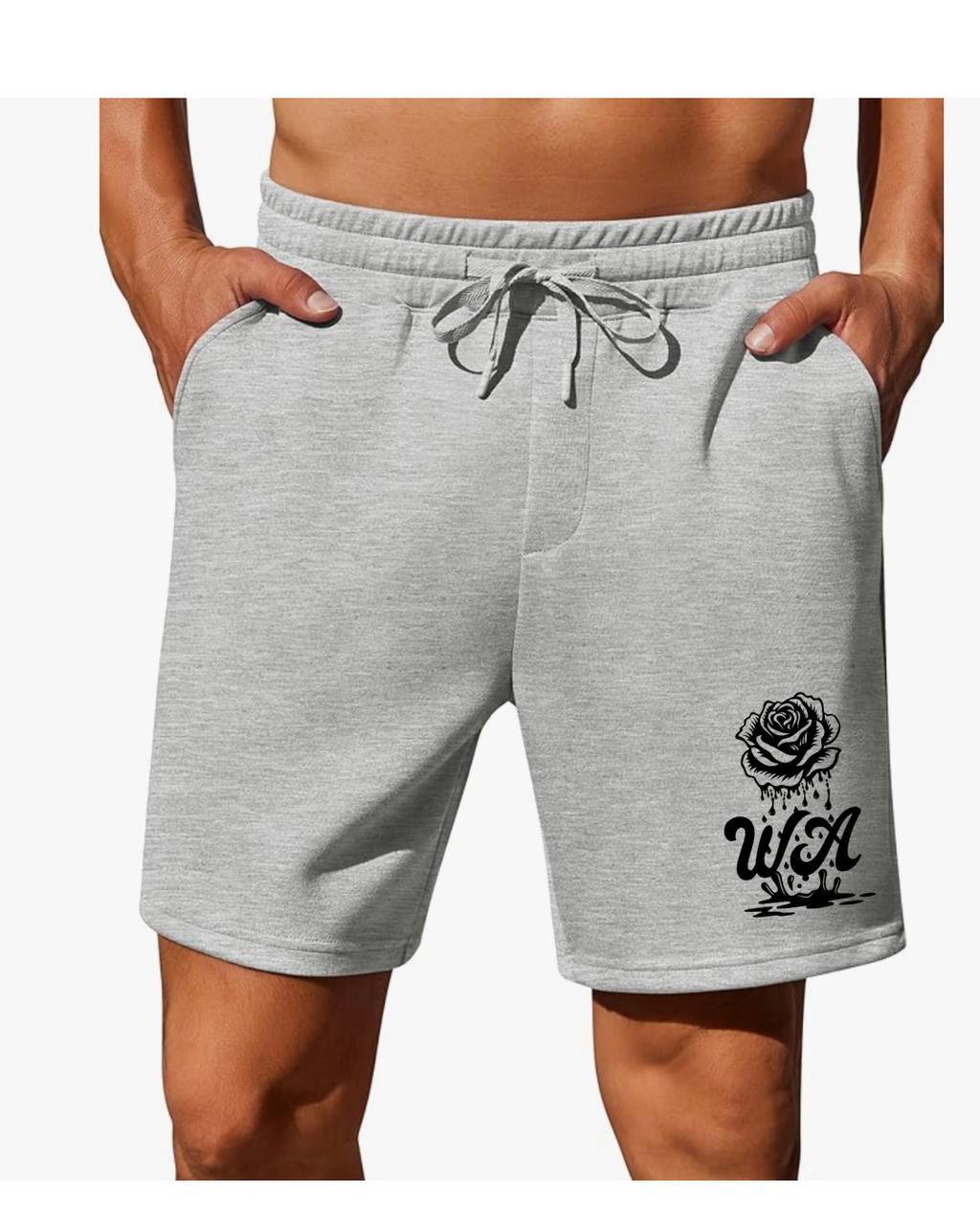 Men's Cotton Sweat Shorts Drippy Logo
