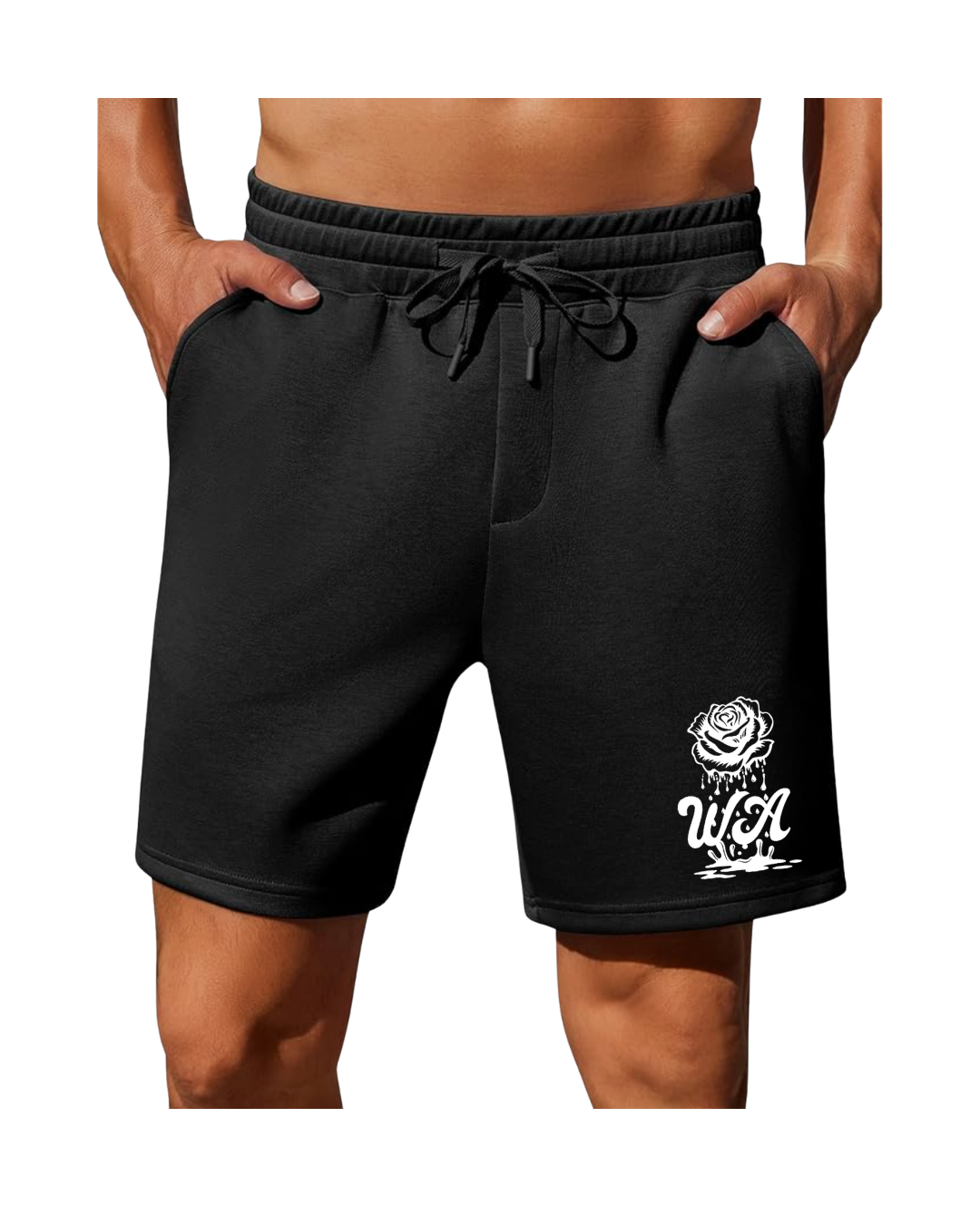 Men's Cotton Sweat Shorts Drippy Logo