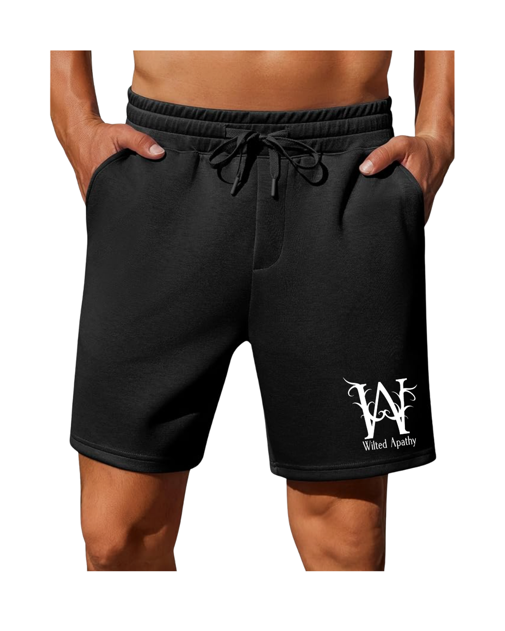 Men's Cotton Sweat Shorts New Thorned WA Logo