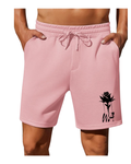 Men's Cotton Sweat Shorts Classic Thorned Rose Logo