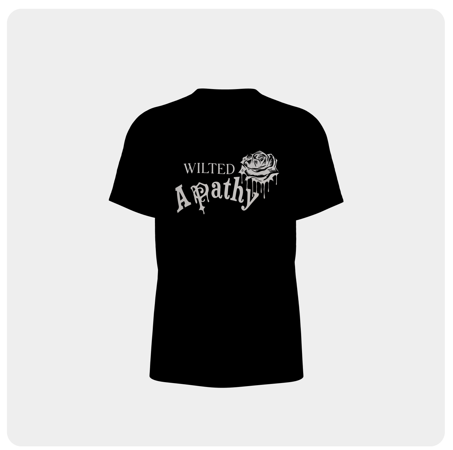 Drip Rose - Wilted Apathy Logo Tee