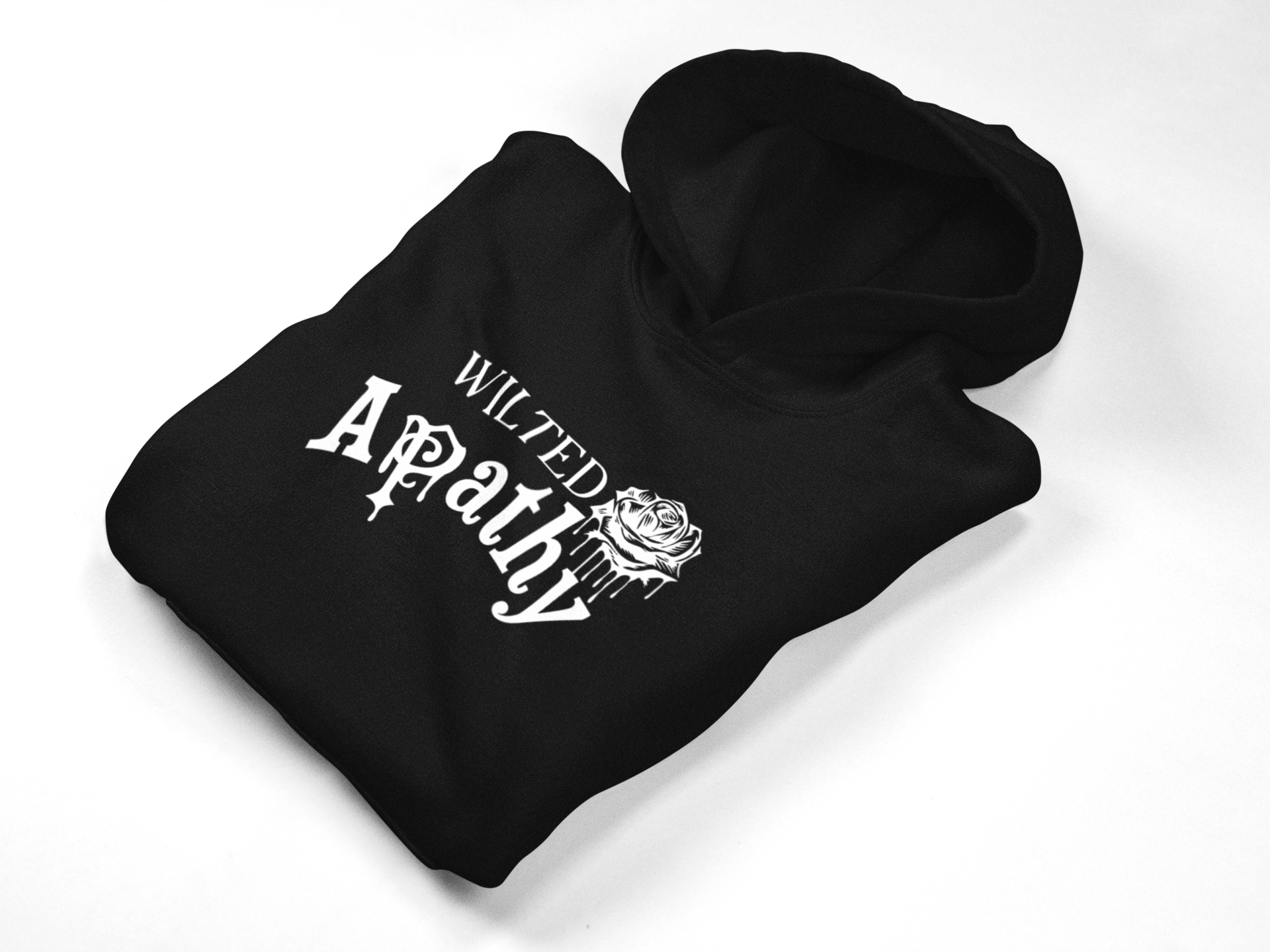 Drippy Rose - Wilted Apathy Logo Hoodie