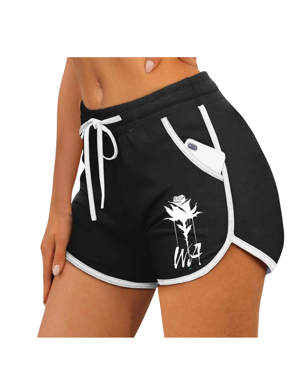 Women's Jogger Shorts - Classic Thorn Logo