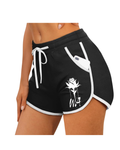 Women's Jogger Shorts - Classic Thorn Logo