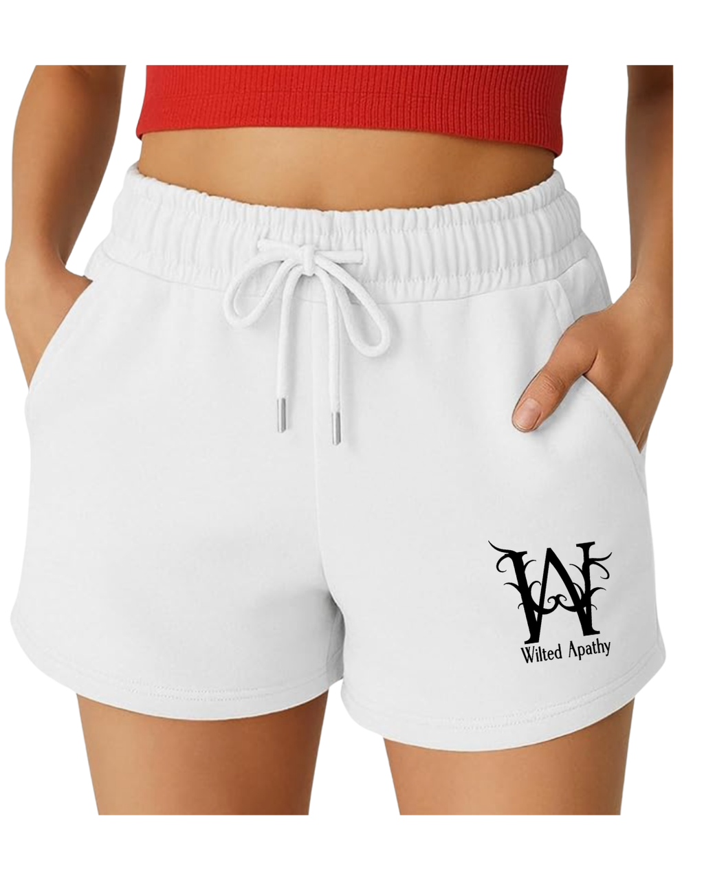 Women's Cotton Sweat Shorts New Thorned WA Logo