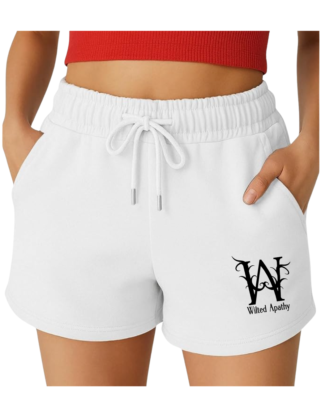 Women's Cotton Sweat Shorts New Thorned WA Logo