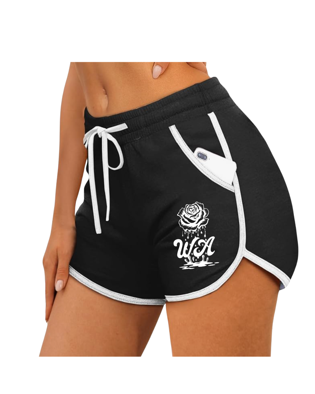 Women's Jogger Shorts - Drip Logo