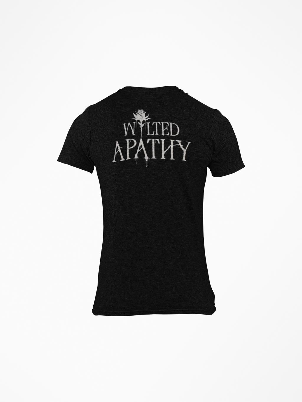 Apthy Rapper Thorned Rose - Wilted Apathy Logo Tee