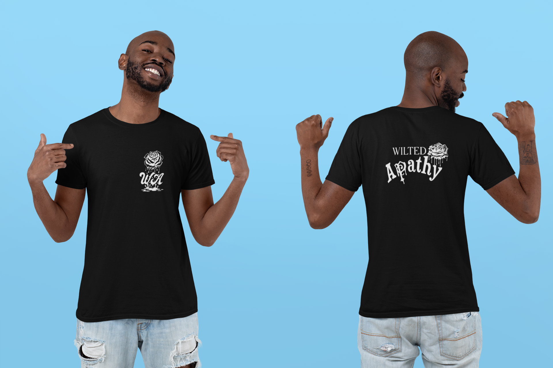Drip Rose - Wilted Apathy Logo Tee