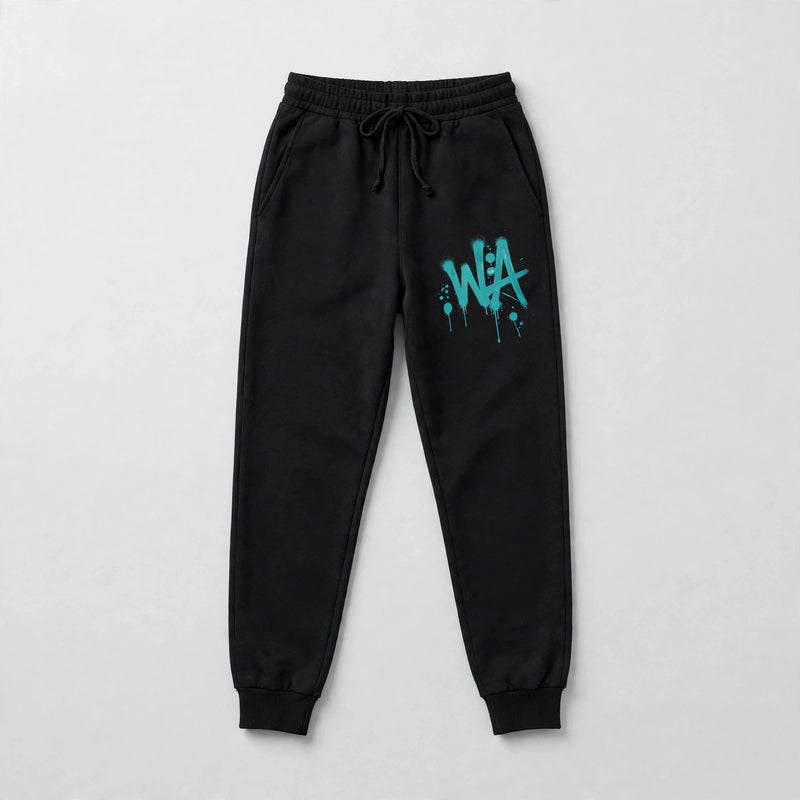 Teal Graffiti WA Sweatpants