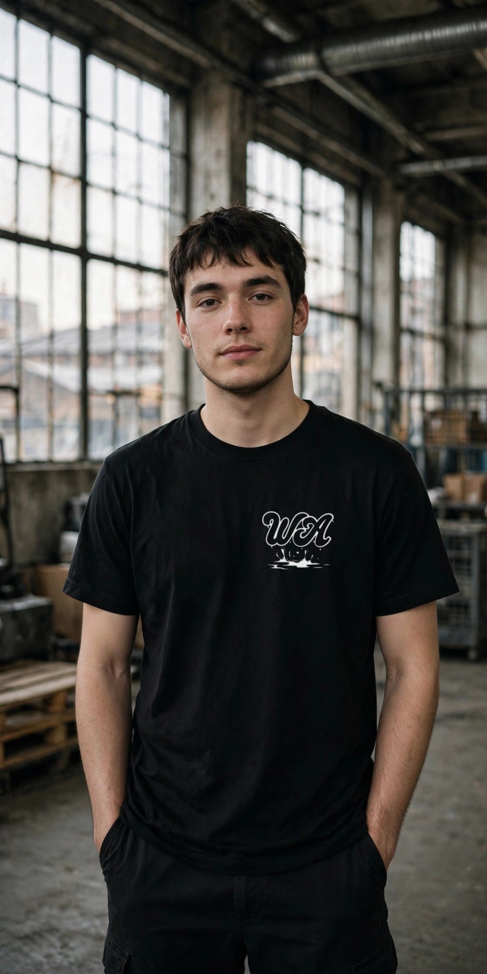 White Graffiti Tee
