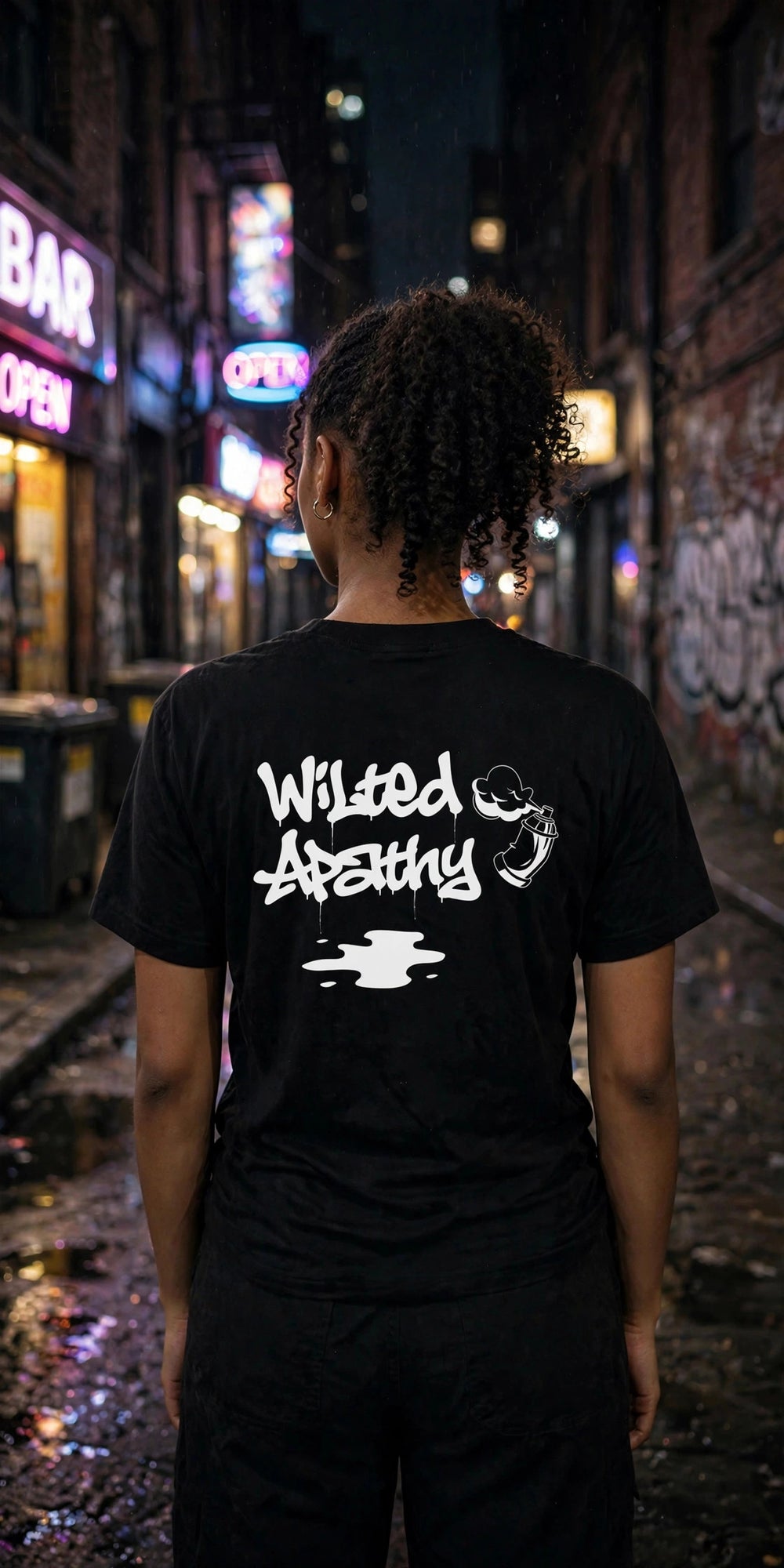 White Graffiti Tee