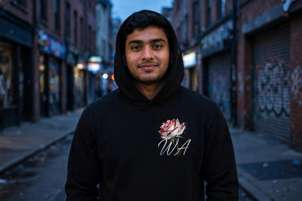 White Rose Hoodie