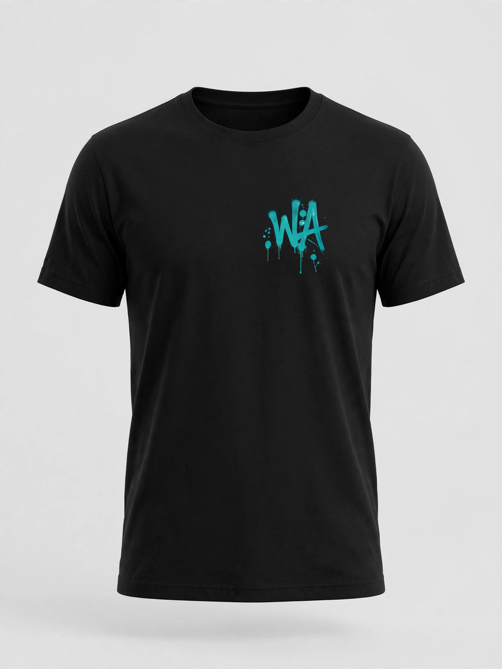 Teal Graffiti Tee