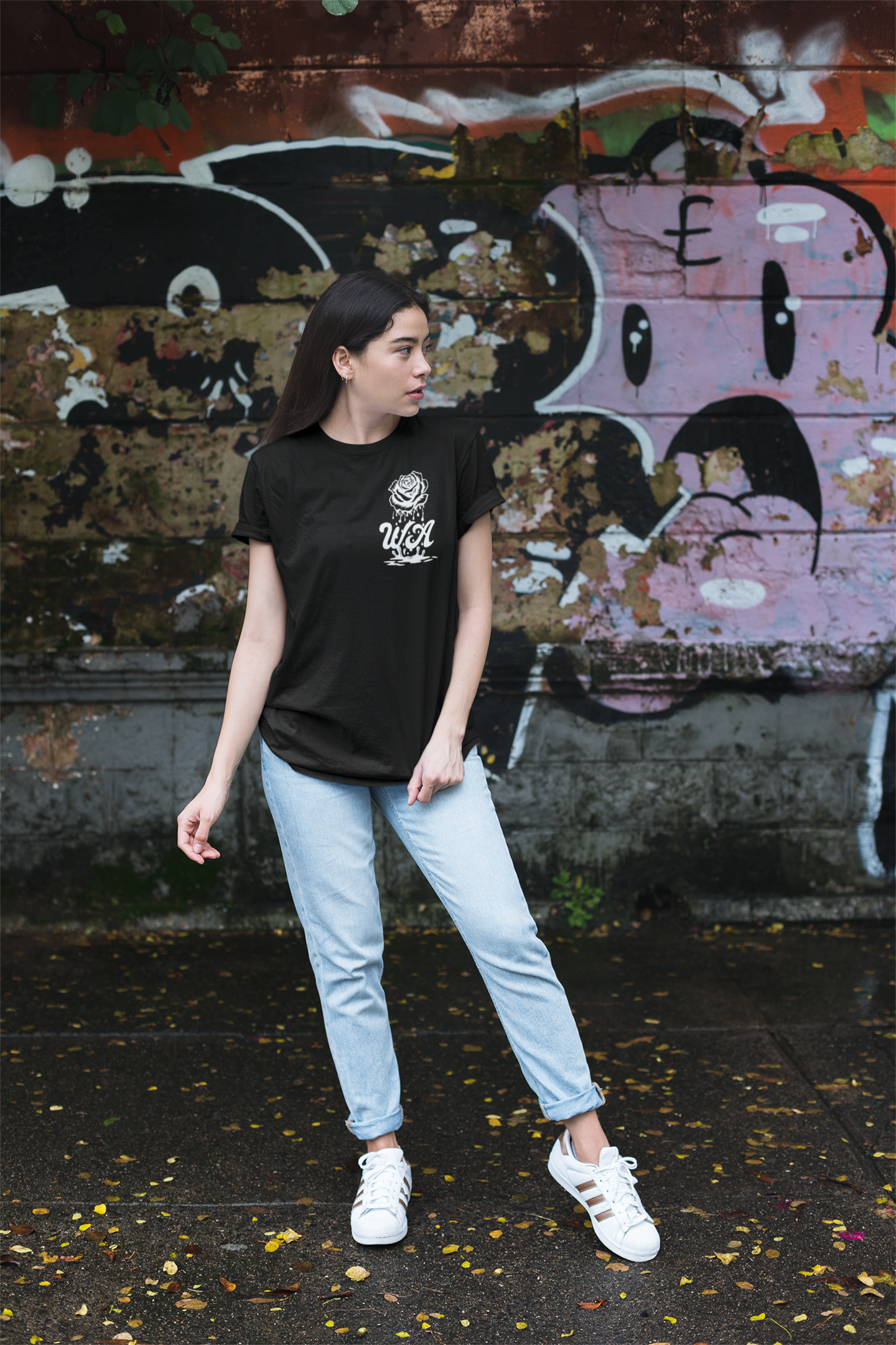 Drip Rose - Wilted Apathy Logo Tee
